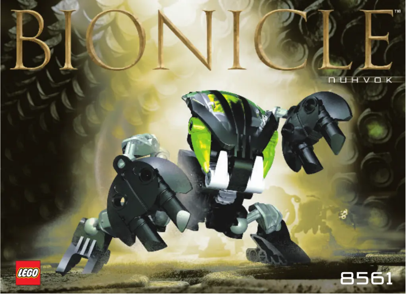Image de la première page du manuel de l'appareil Bionicle 8561