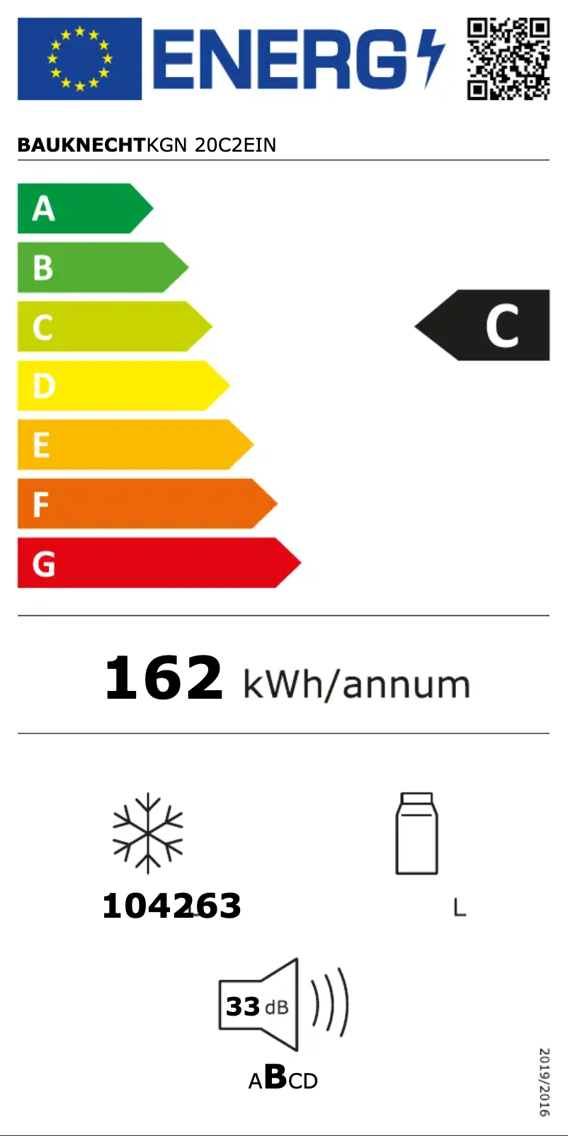 Image de la première page du manuel de l'appareil KGN 20C2EIN