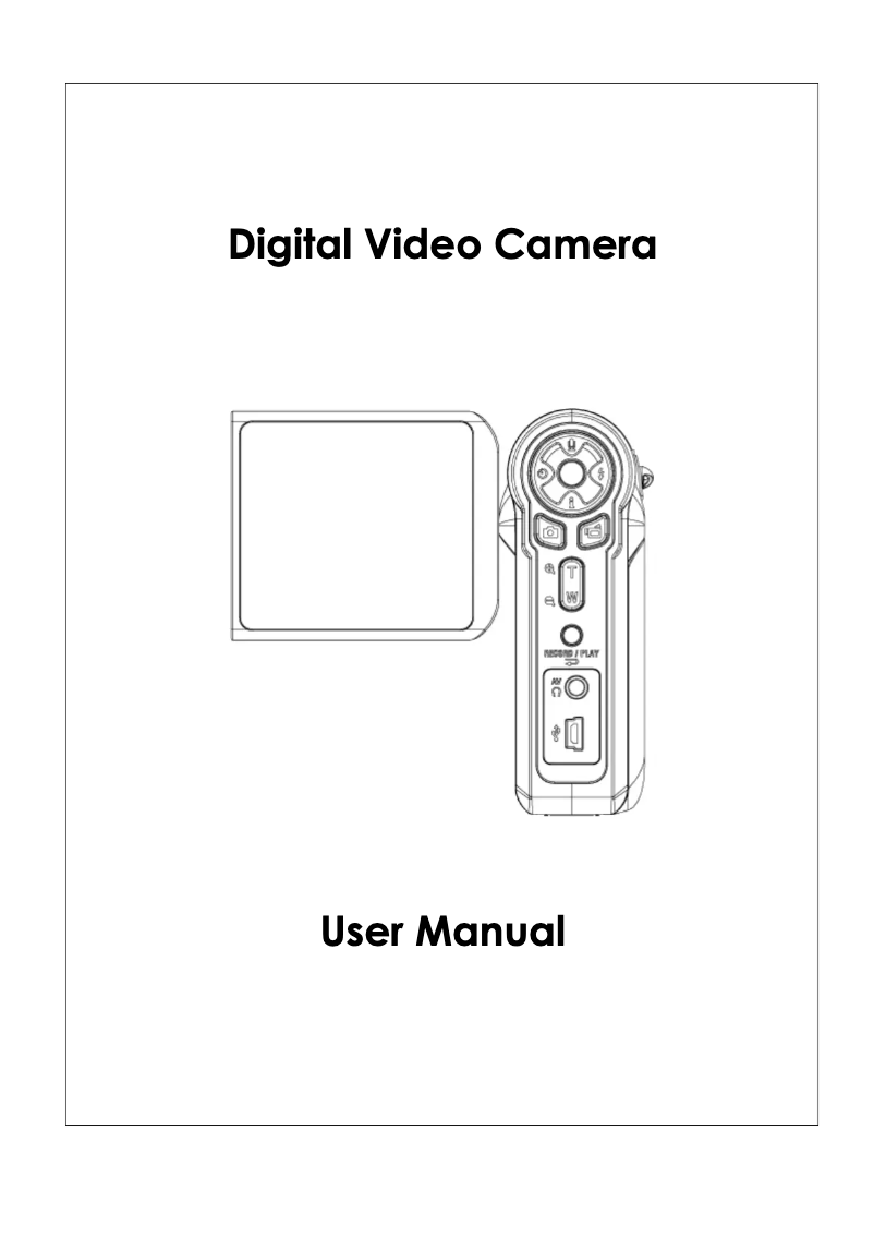 Page 1 de la notice Manuel utilisateur Easypix DV 3010