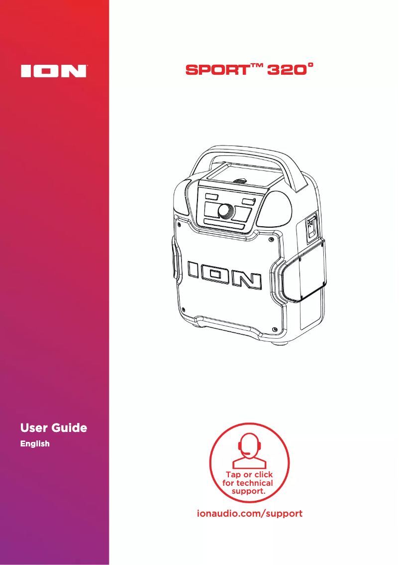 Image de la première page du manuel de l'appareil Sport 320
