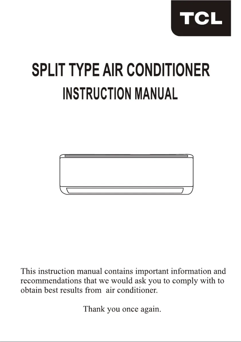 Page n°1 - Manuel utilisateur TCL TAC-12CHSD/XA75