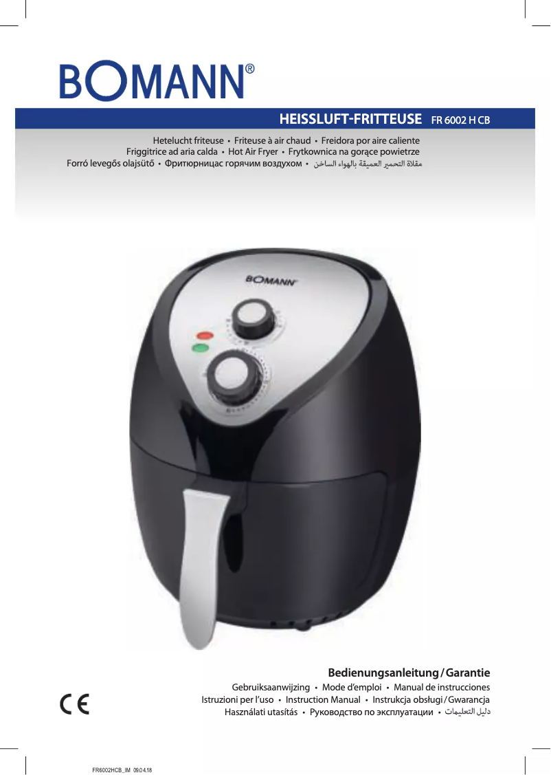 Page 1 de la notice Manuel utilisateur Bomann FR 6002 H CB