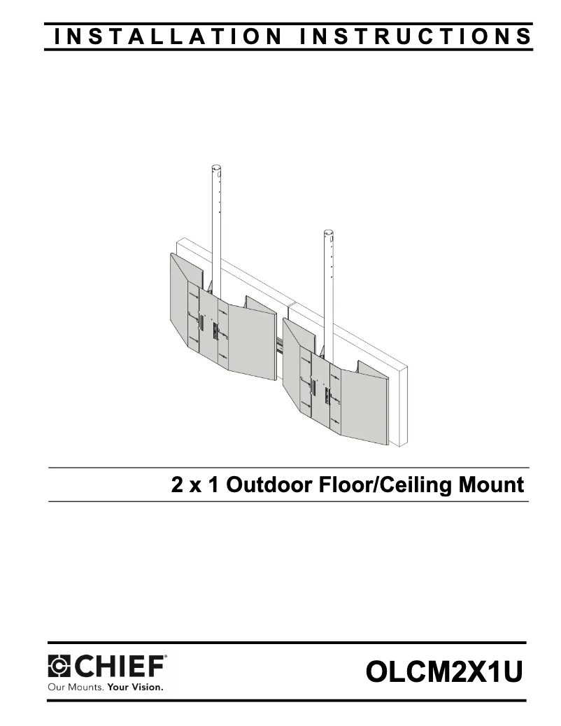 Page n°1 - Manuel utilisateur Chief OLCM2X1U