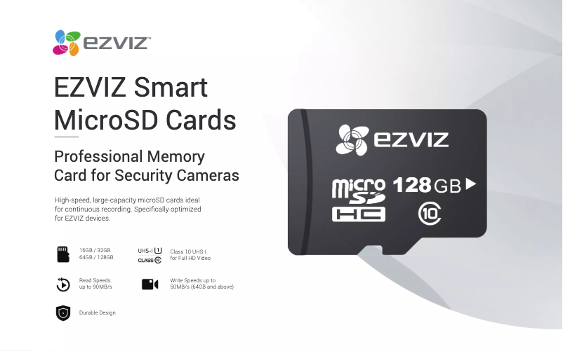 Página 1 del manual Manual de usuario EZVIZ Smart MicroSD Cards