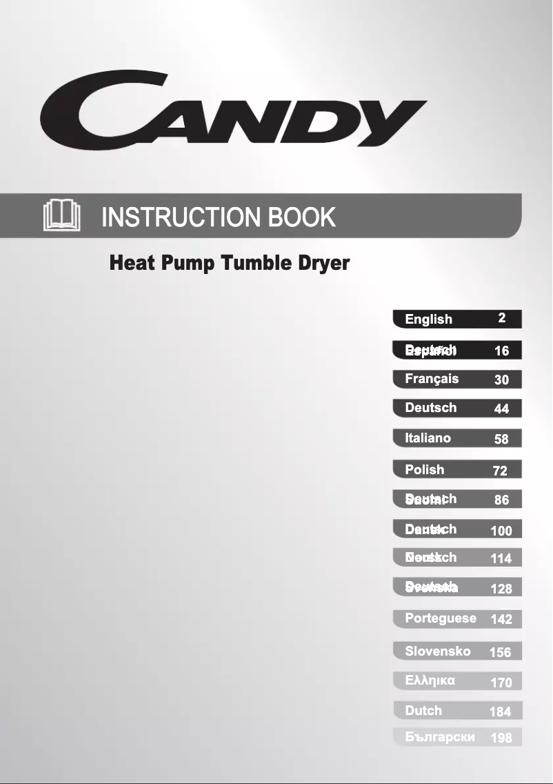 Page 1 de la notice Manuel utilisateur Candy SLH D913A2-S