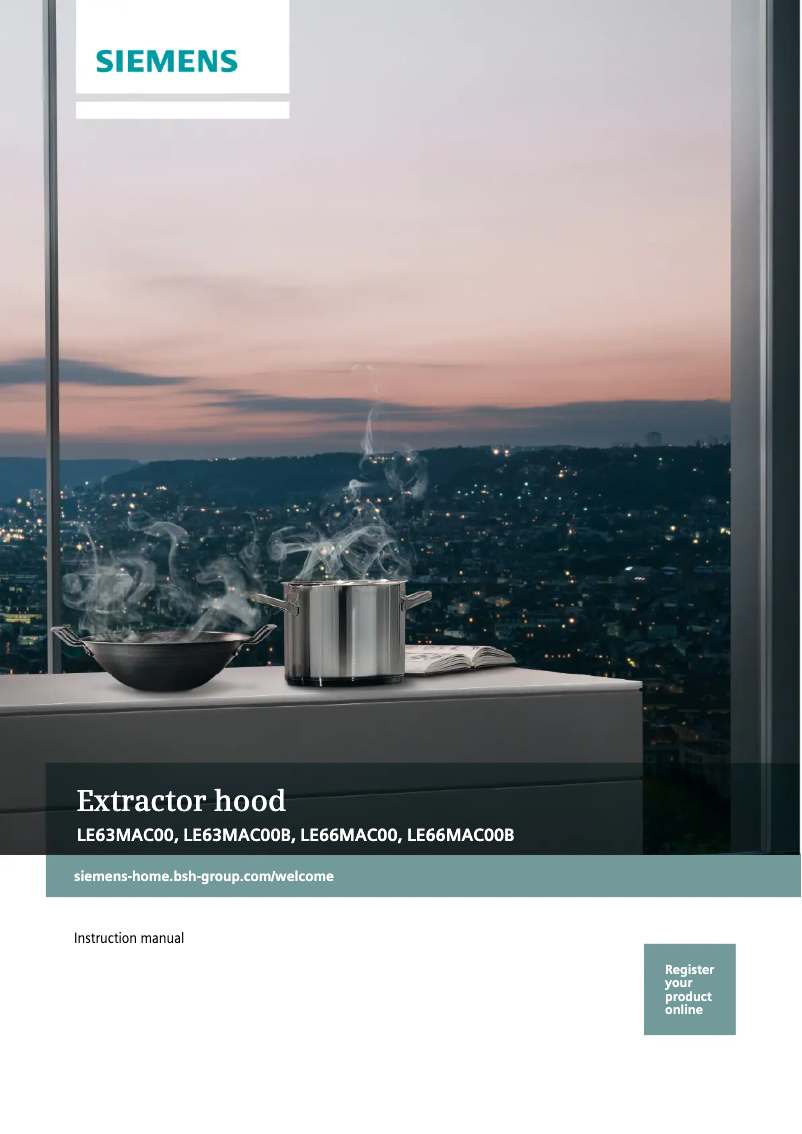 Page 1 de la notice Manuel d'utilisation et d'entretien Siemens LE66MAC00B