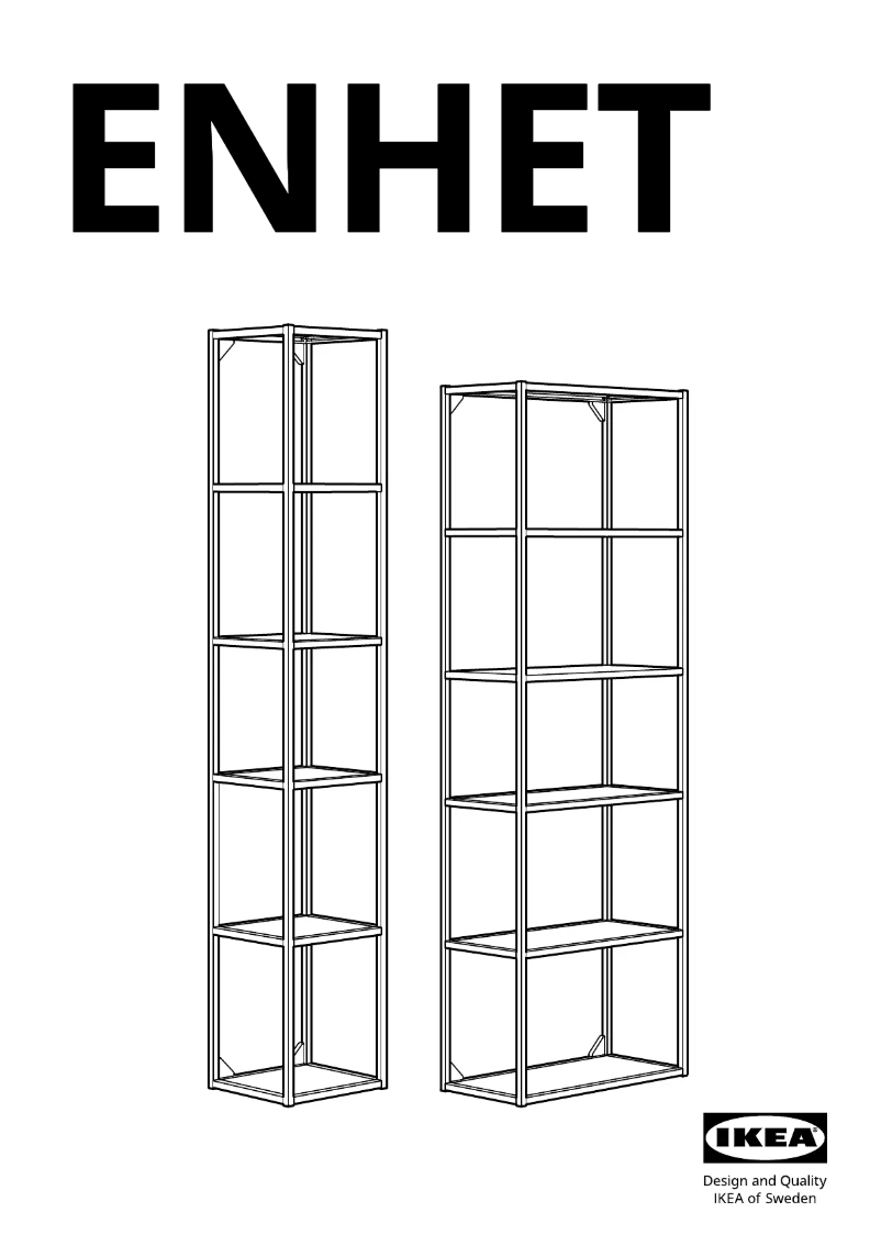 Page 1 de la notice Manuel utilisateur Ikea ENHET 304.816.01