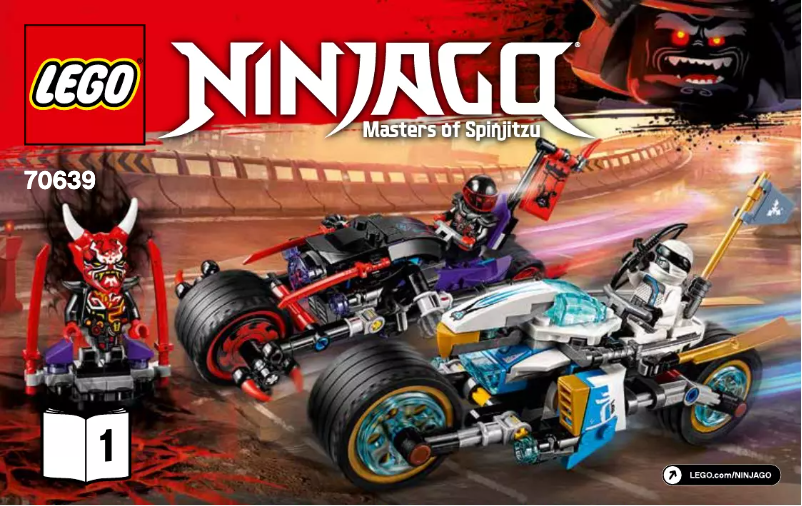 First page image of the manual for Ninjago 70639