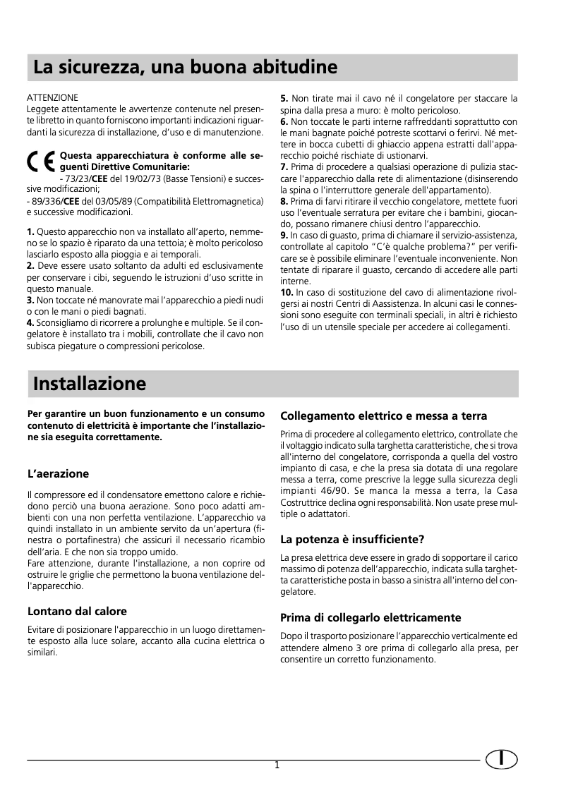 Page 1 de la notice Manuel utilisateur Ariston Thermo OSKUP 100