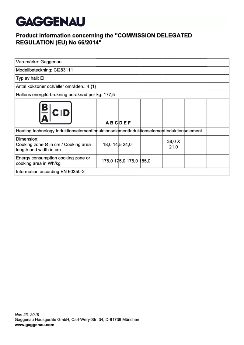 Image de la première page du manuel de l'appareil CI283111