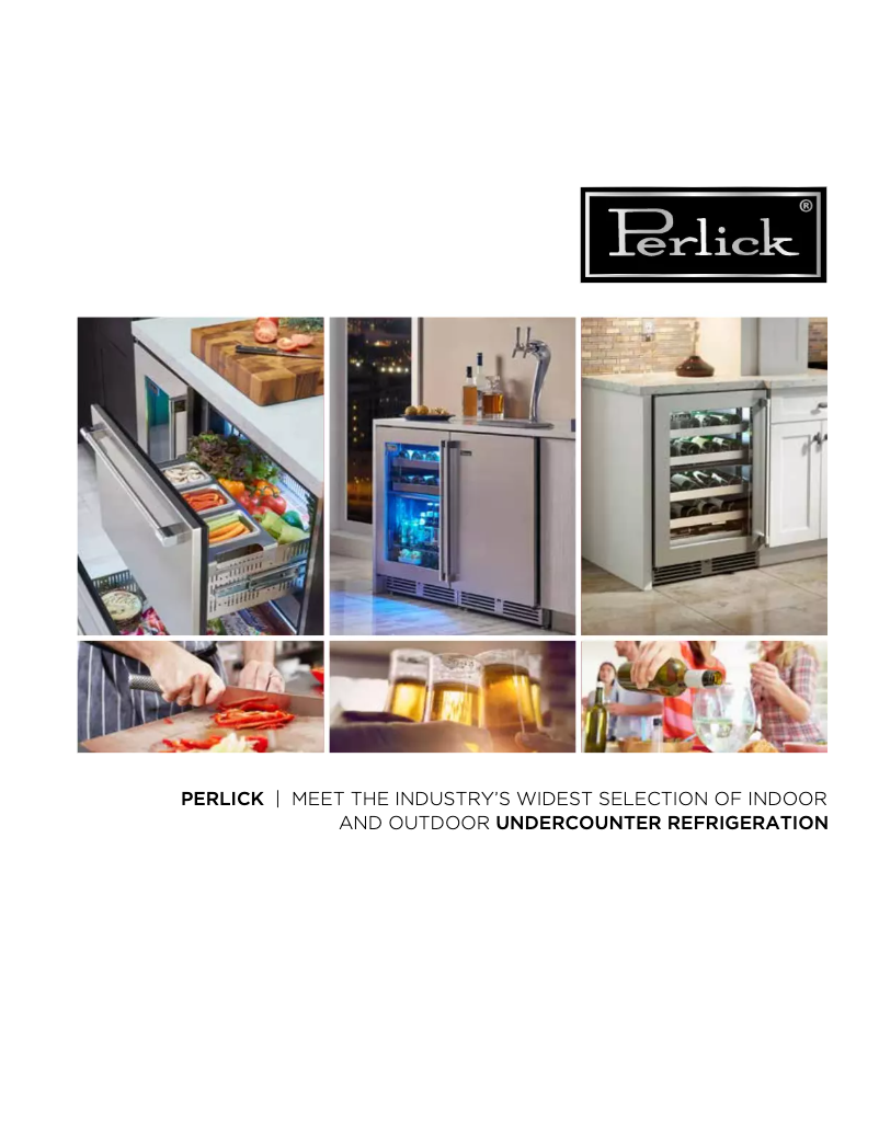 Page n°1 - Mode d'emploi Perlick Signature Series HP24ZS-36