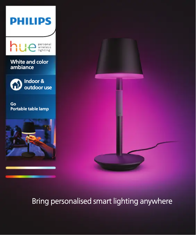 Page 1 de la notice Manuel utilisateur Philips Hue White and Color Ambiance