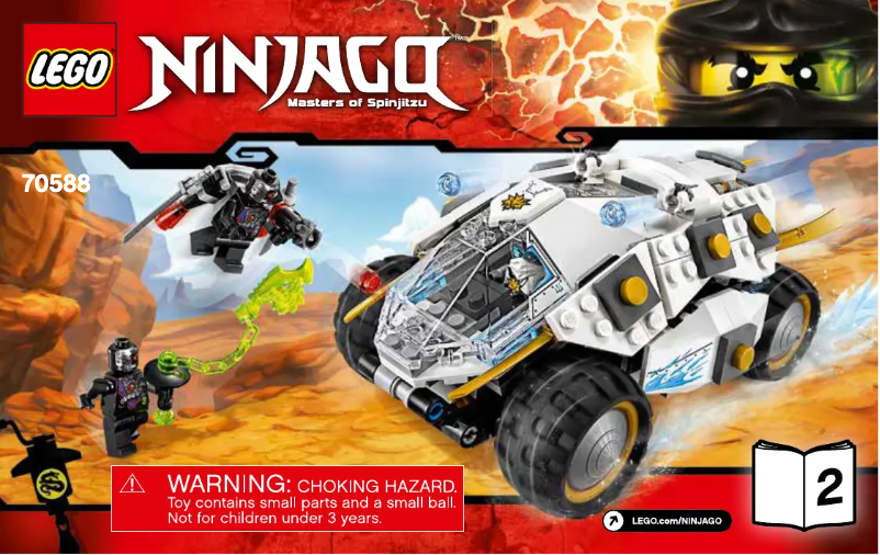 Image de la première page du manuel de l'appareil Ninjago 70588