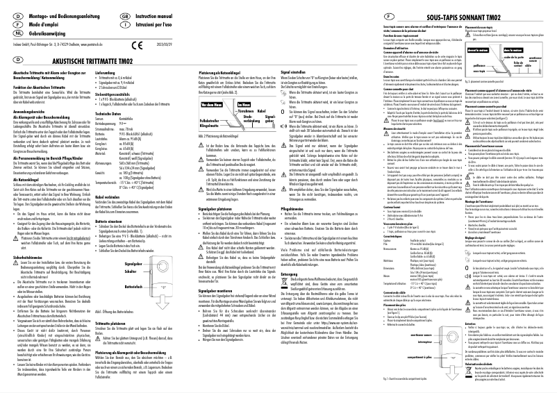 Página 1 del manual Manual de usuario Pentatech TM02