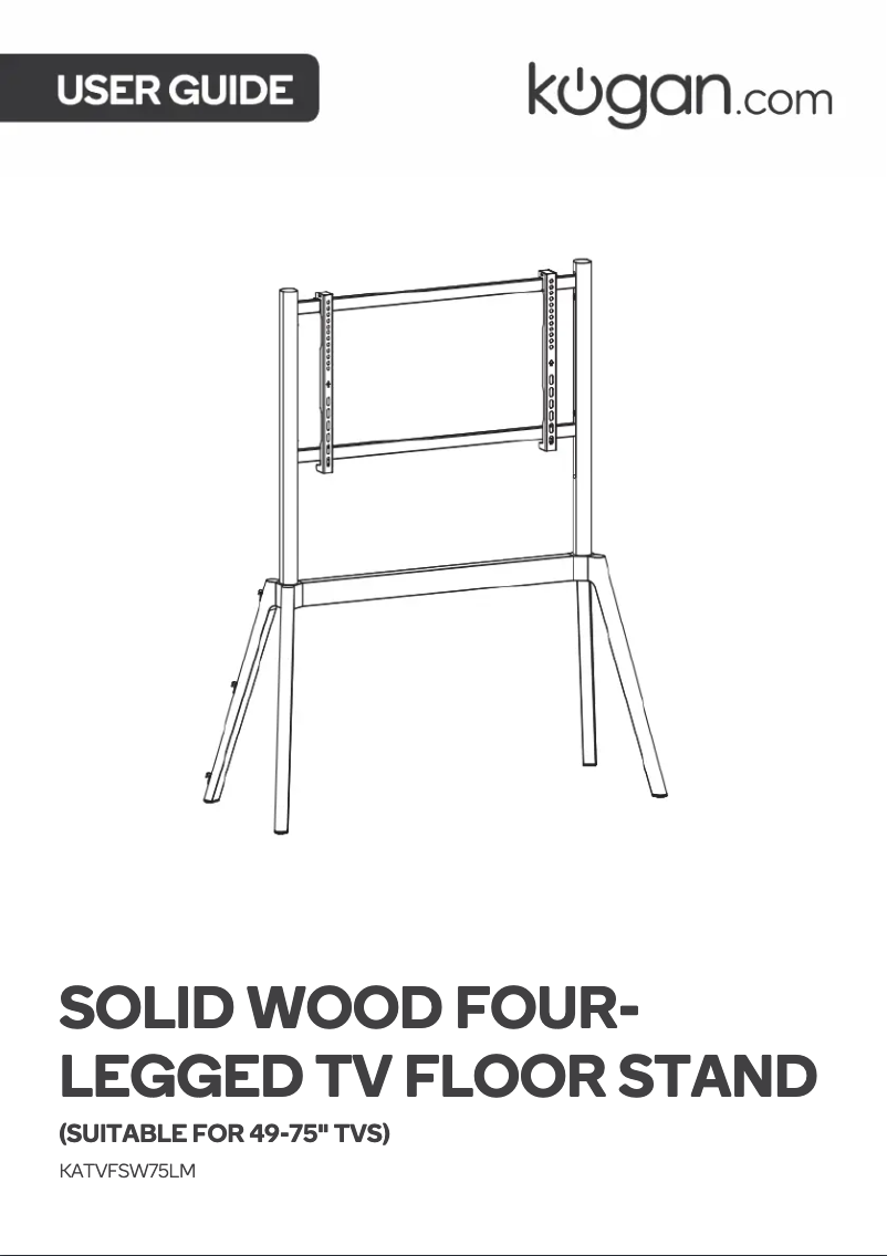 Image de la première page du manuel de l'appareil KATVFSW75LM