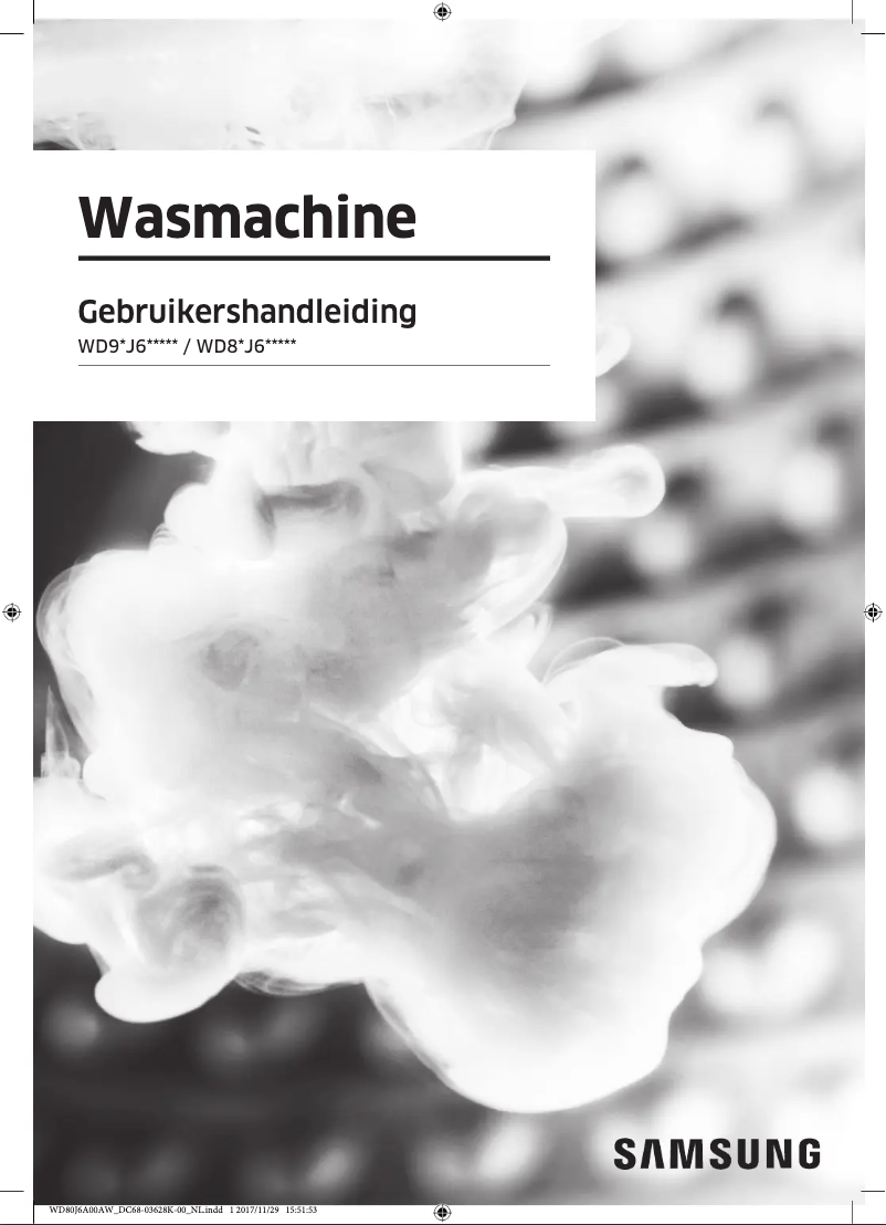 Image de la première page du manuel de l'appareil WD80J6A00AW Eco Bubble