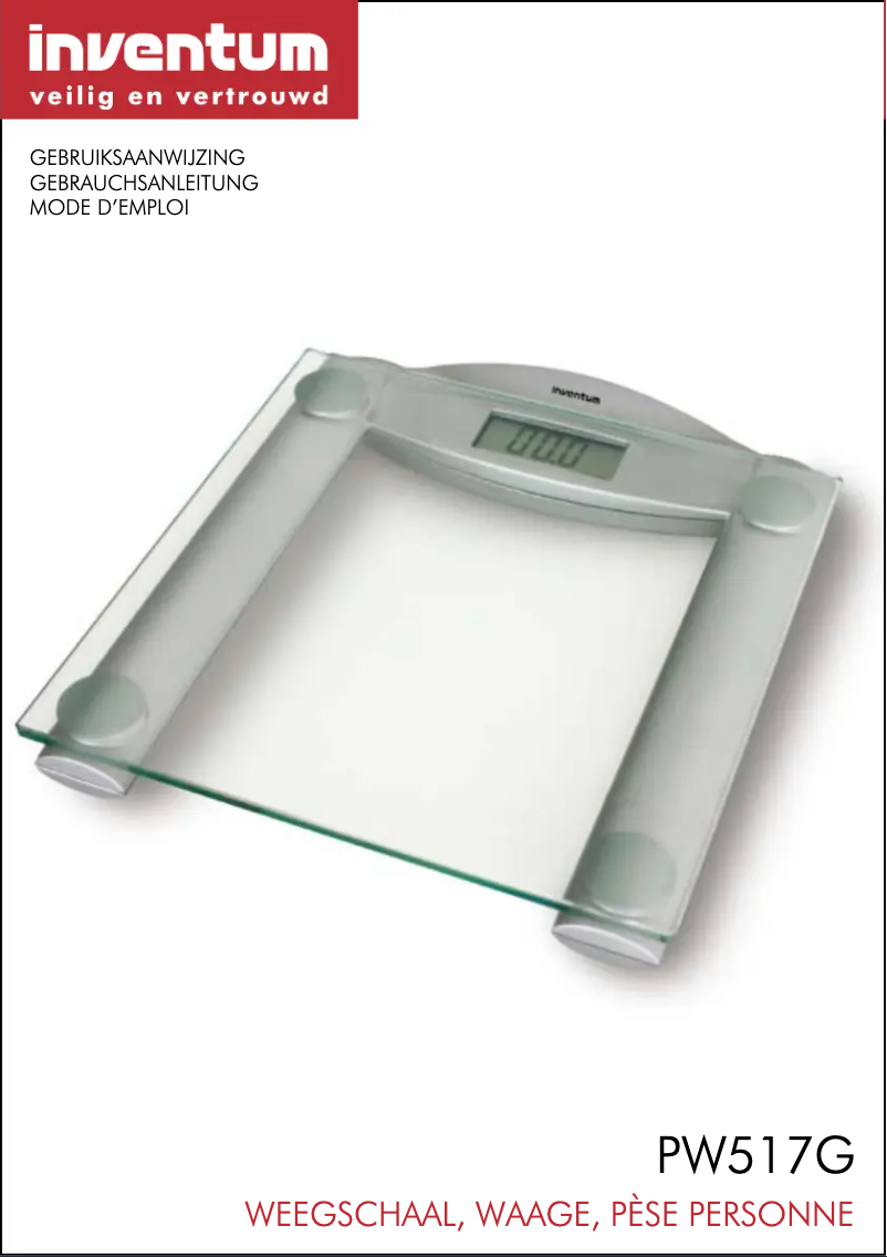Page n°1 - Manuel utilisateur Inventum PW517G