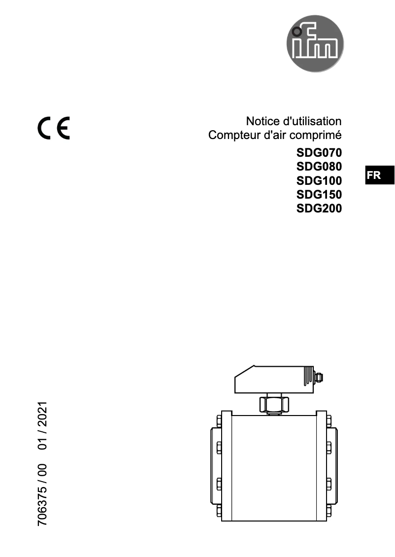 Image de la première page du manuel de l'appareil SDG070