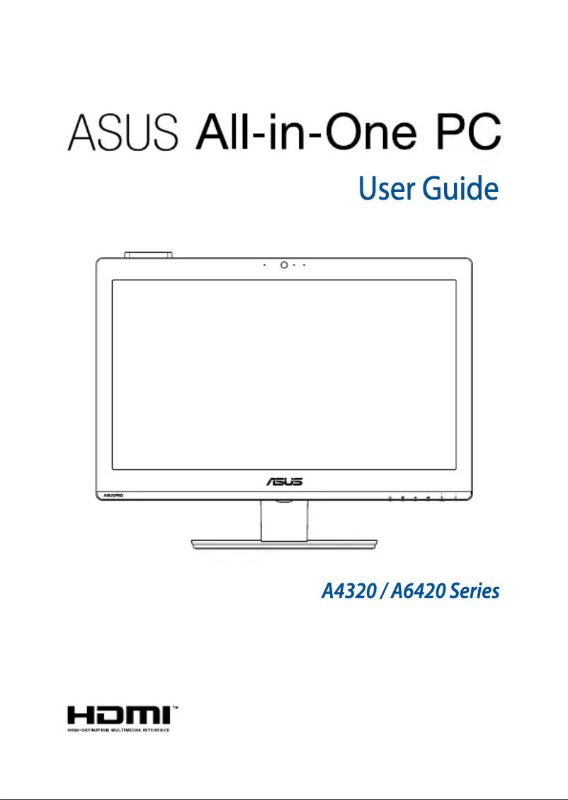 Page n°1 - Manuel utilisateur Asus PRO A4320