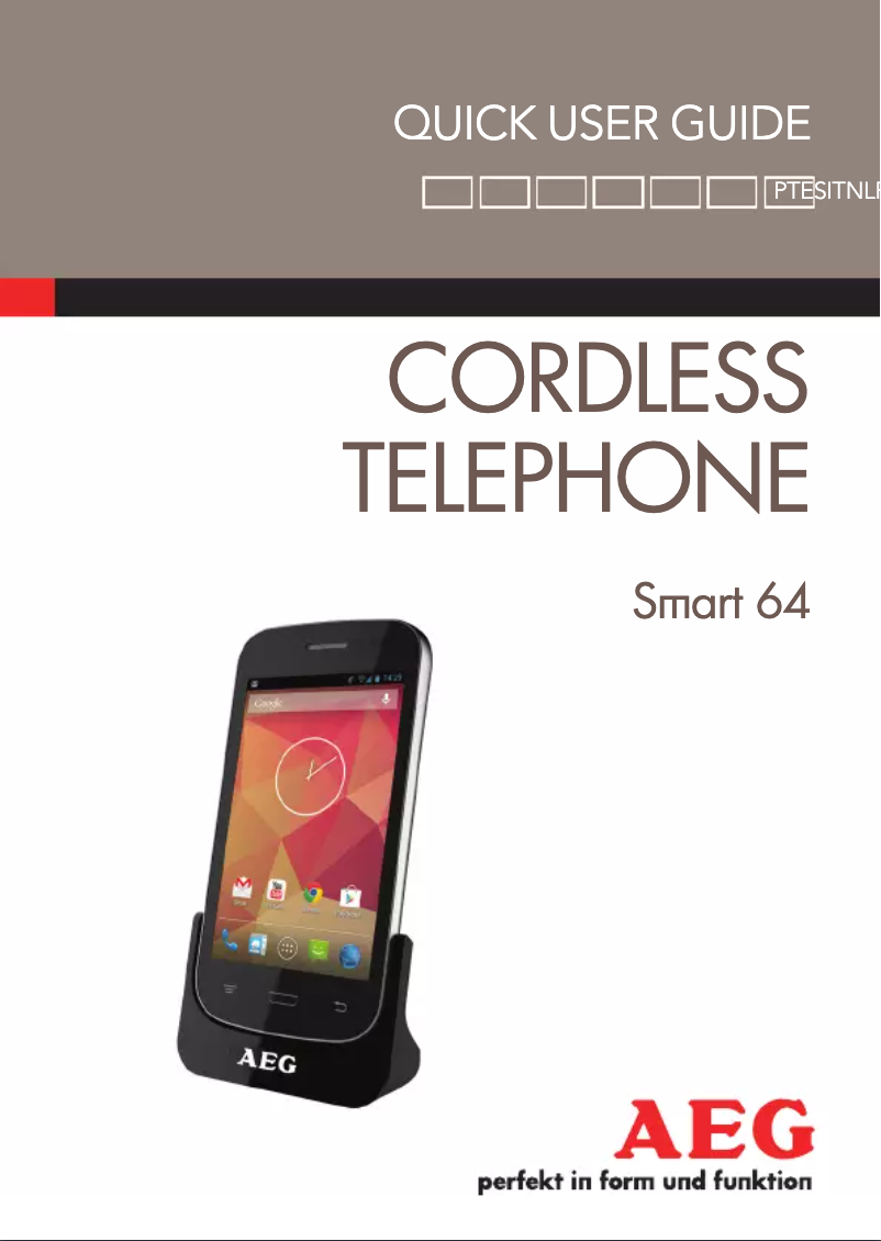 Page n°1 - Manuel utilisateur AEG Smart 64