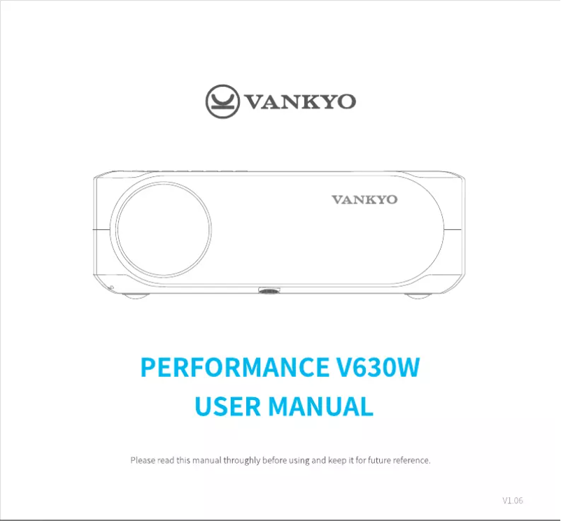 Page 1 de la notice Manuel utilisateur Vankyo TMVK-005