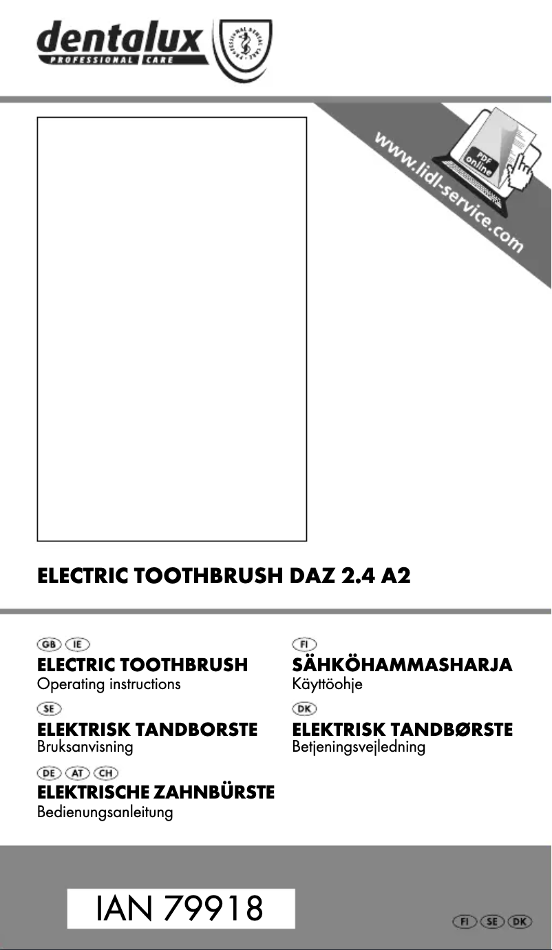 Imagen de la primera página del manual del dispositivo DAZ 2.4 A2