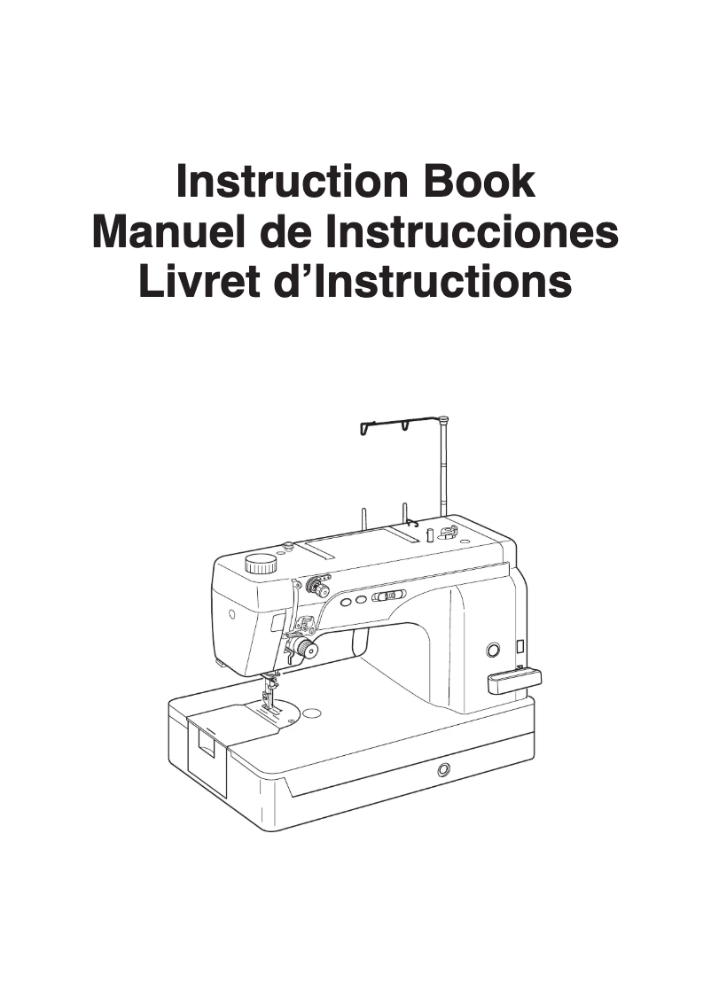 Page 1 de la notice Manuel utilisateur Janome HD9 Professional