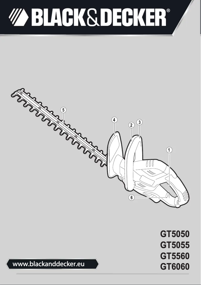 Page n°1 - Manuel utilisateur Black & Decker GT5055