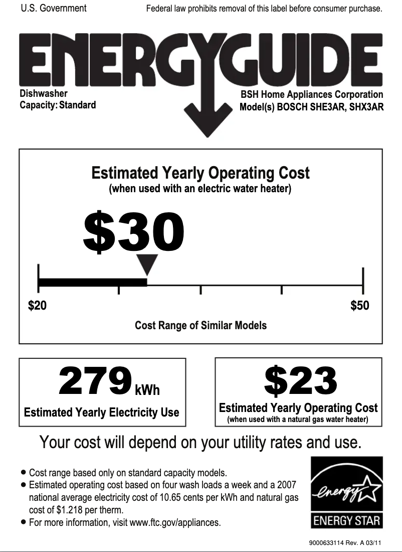 Image de la première page du manuel de l'appareil SHE3AR7