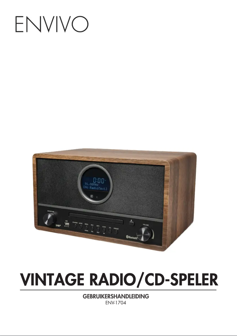 Page 1 de la notice Manuel utilisateur Envivo ENV-1704
