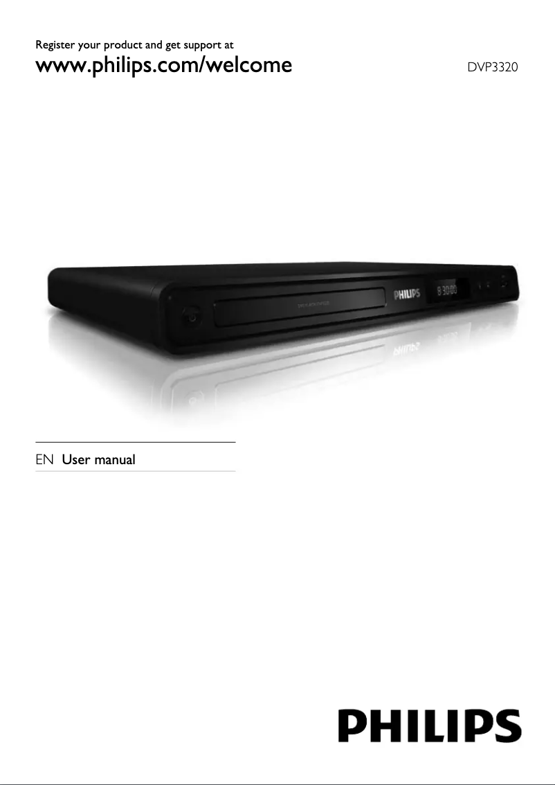 Page 1 de la notice Manuel utilisateur Philips DVP3320X