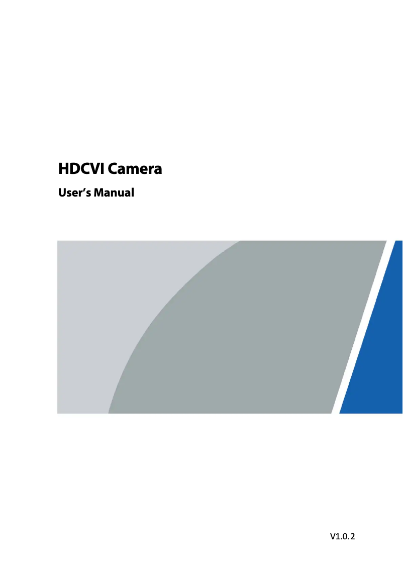 Page n°1 - Manuel utilisateur Dahua Technology HAC-HDW2501TQ-A-POC
