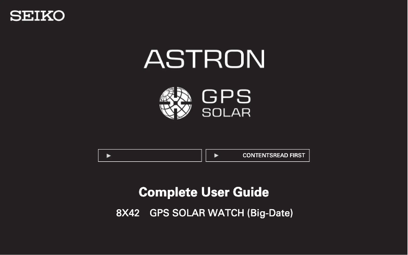 Page 1 de la notice Manuel utilisateur Seiko 8X42