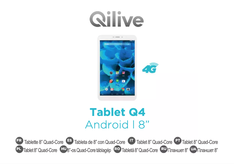 Page n°1 - Manuel utilisateur Qilive Q4 8