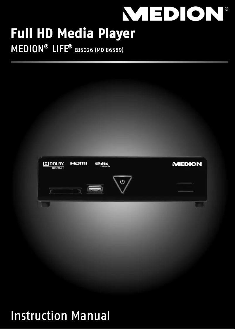 Page n°1 - Manuel utilisateur Medion Life E85026