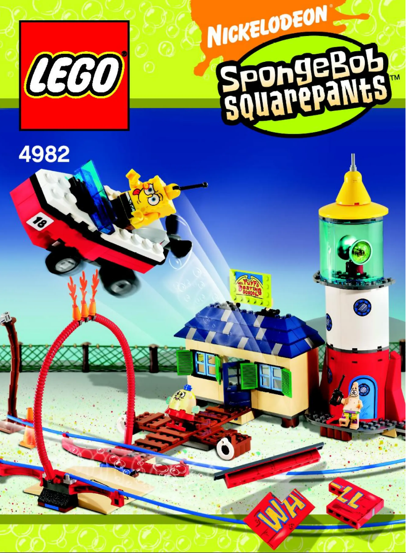 Page 1 de la notice Manuel utilisateur Lego Spongebob 4982
