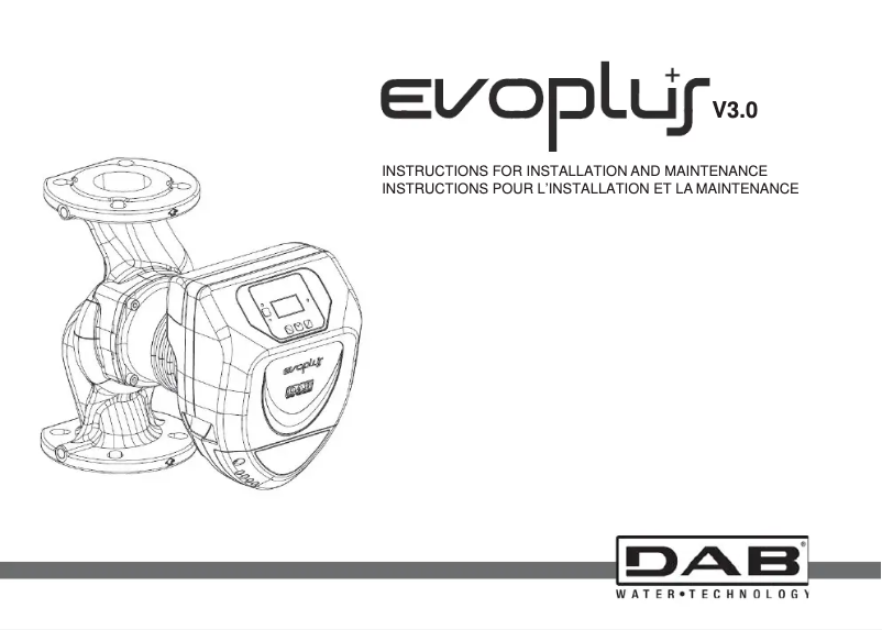 Page n°1 - Manuel utilisateur DAB Evoplus 80/180 M