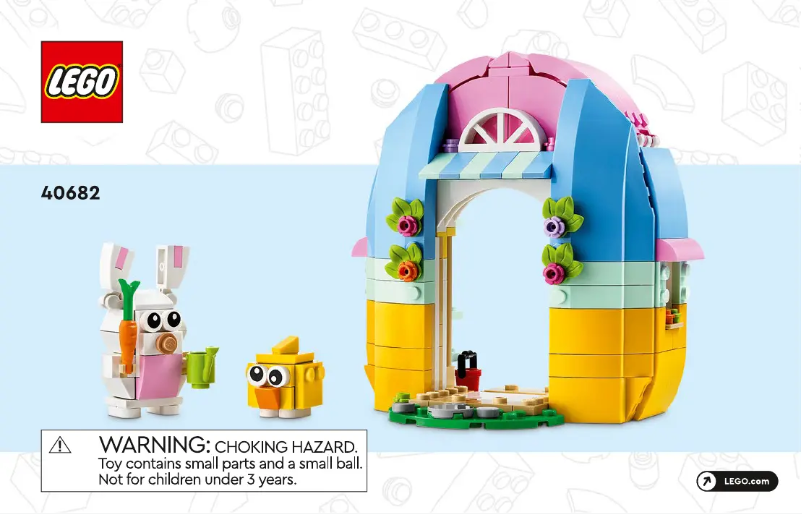 Page 1 de la notice Manuel utilisateur Lego Spring Garden House 40682