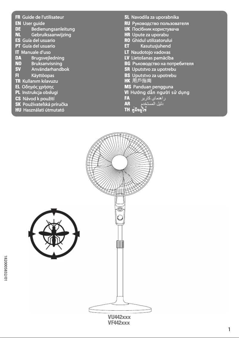 Página 1 del manual Manual de usuario Rowenta Essential Plus VU4420