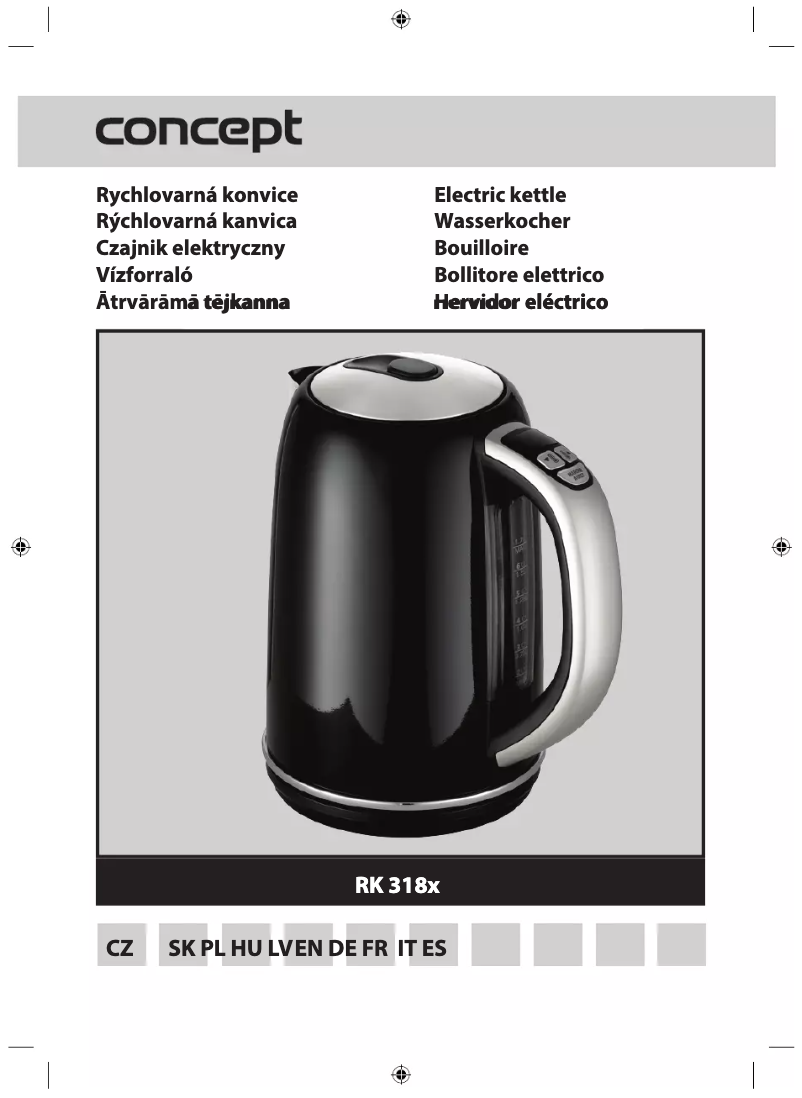 Page 1 de la notice Manuel utilisateur Concept RK3181