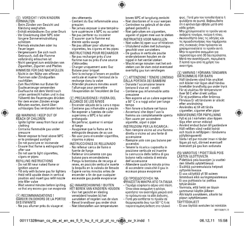 Page 1 de la notice Manuel utilisateur Xavax 111328