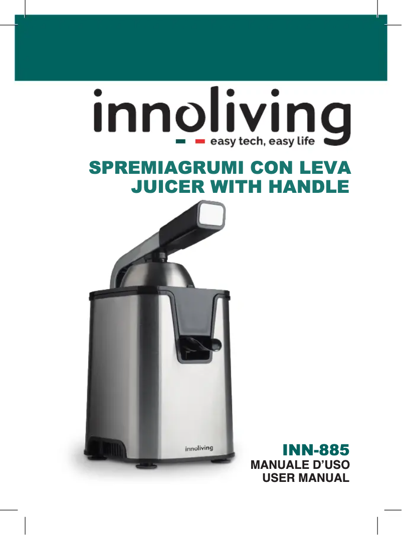 Page n°1 - Manuel utilisateur Innoliving INN-885