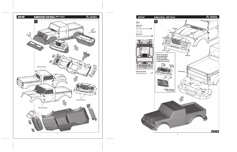 Page n°1 - Manuel utilisateur Axial Jeep NuKizer 715