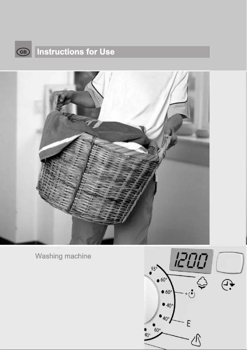 Página 1 del manual Manual de usuario Gorenje WS 40109