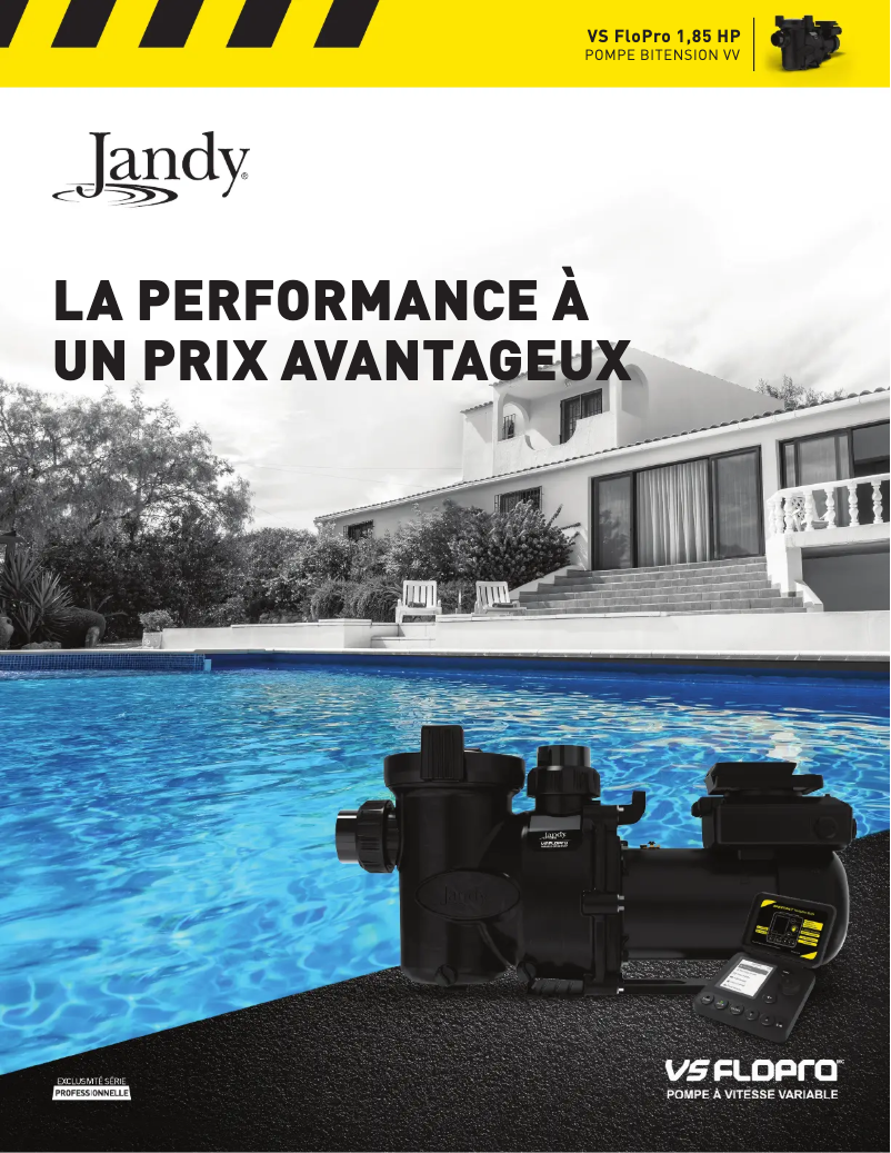 Page 1 de la notice Brochure JANDY VSFHP185DVS
