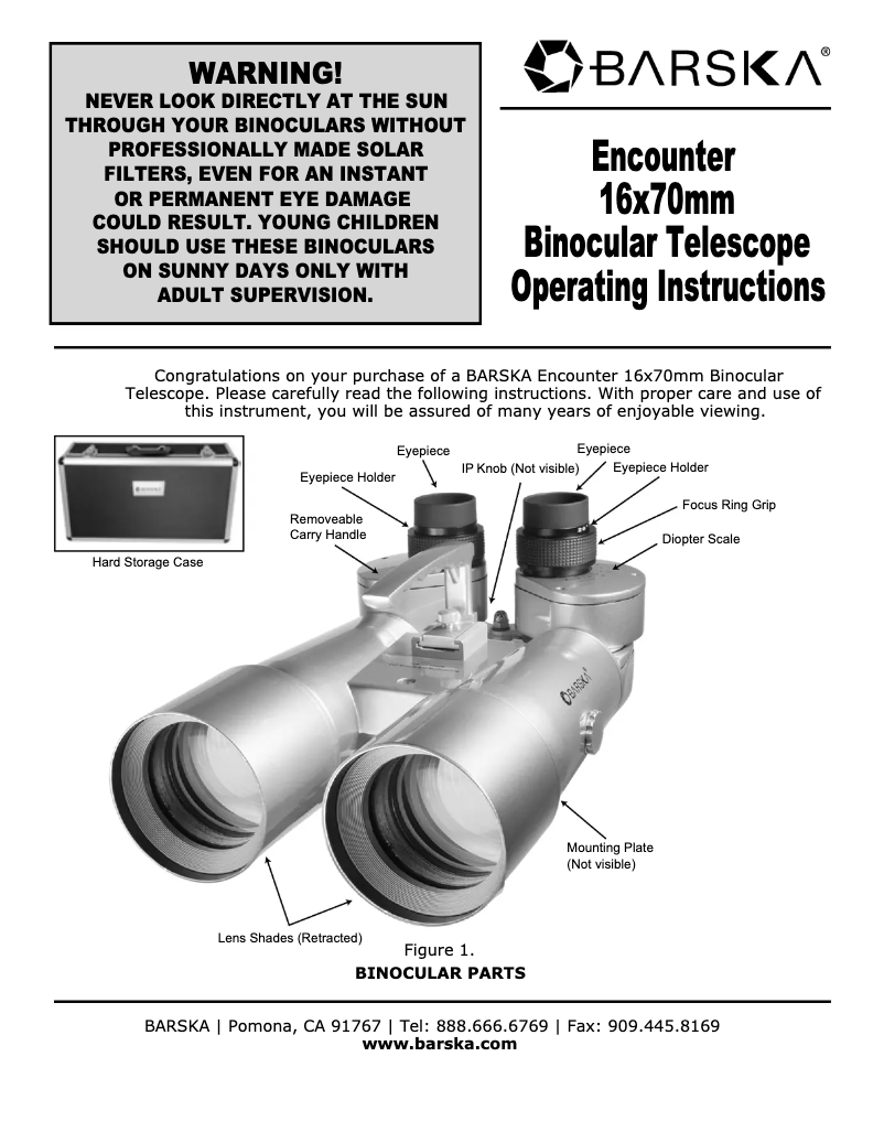 Image de la première page du manuel de l'appareil Encounter
