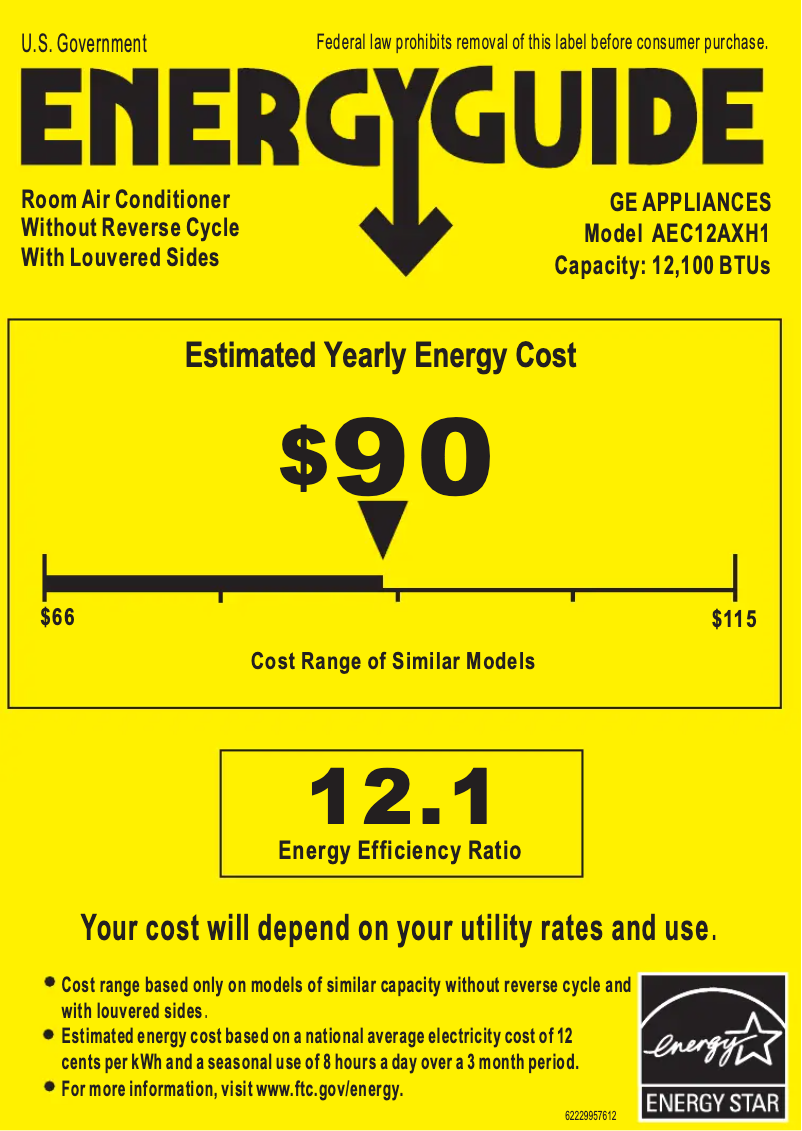 Image de la première page du manuel de l'appareil AEC12AX
