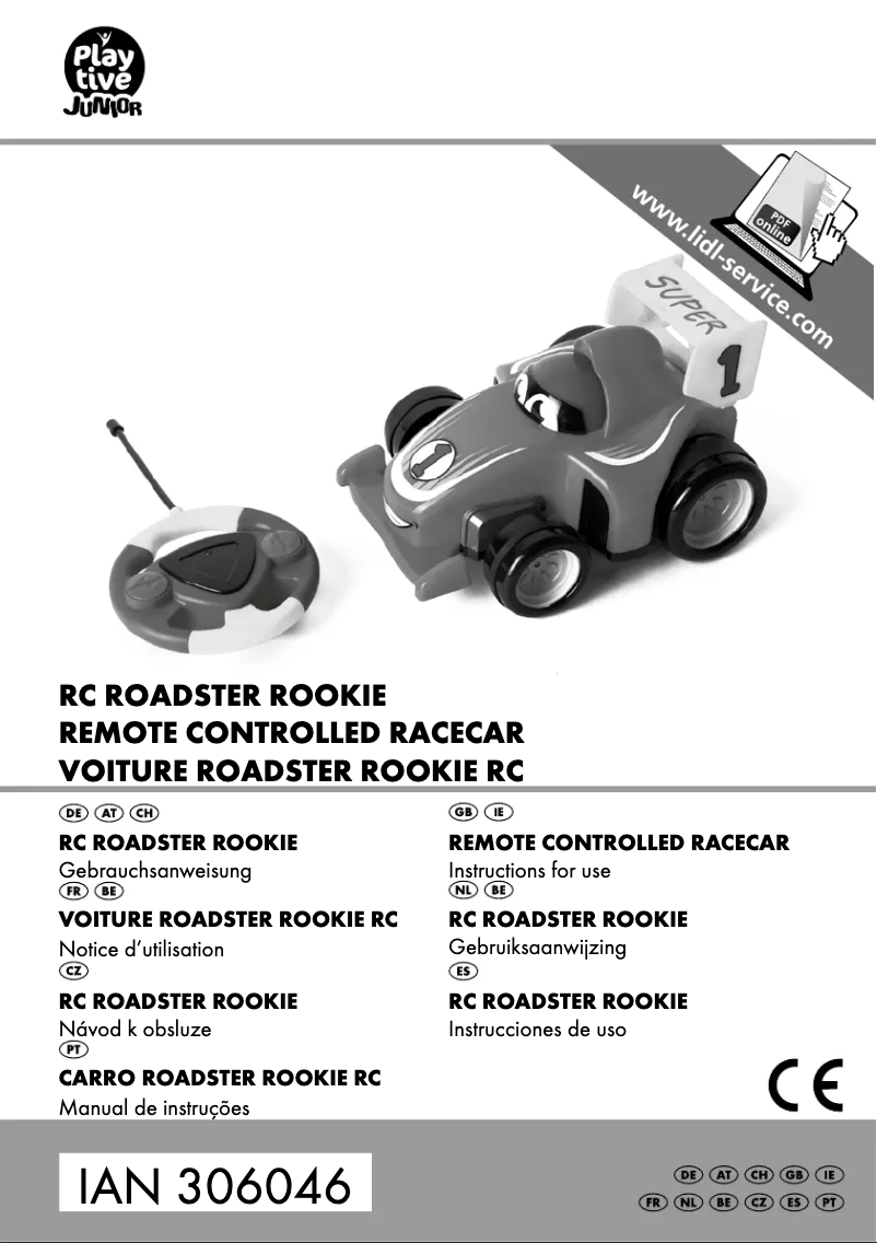 Page 1 de la notice Manuel utilisateur Playtive IAN 306046