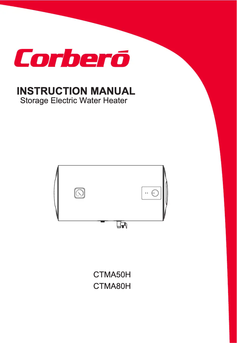 Image de la première page du manuel de l'appareil CTMA80H