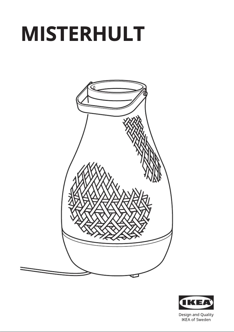 Image de la première page du manuel de l'appareil MISTERHULT 105.242.63